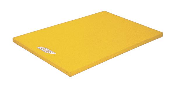 Sportco Turnmatte Classic, ohne Schutzecken und ohne Tragegriffe, 100 x 150 x 6 cm, gelb
