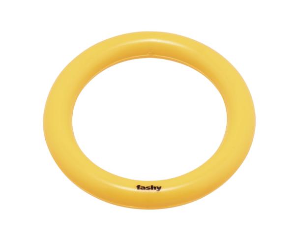 Gelber Tauchring für Kinder und Erwachsene, rund und robust.