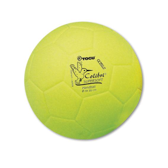TOGU® Colibri® Supersoft Handball, Damen (16 cm ø), neongelb