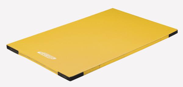 Sportco Super-Leichtturnmatte, 100 x 150 x 6 cm, gelb