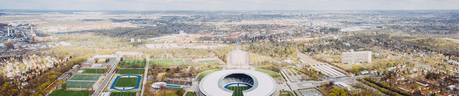 Stadion Luftaufnahme